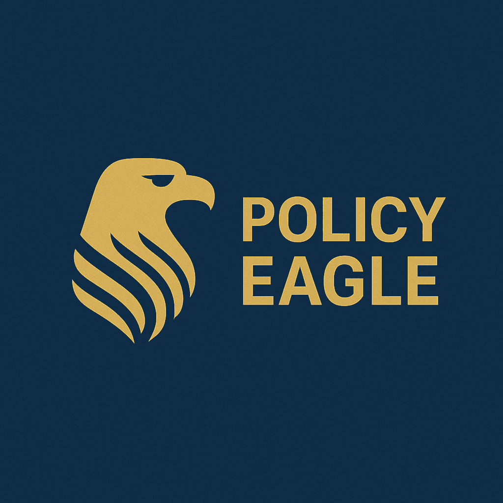 Screenshot of the Policy Eagle legislation tracking website