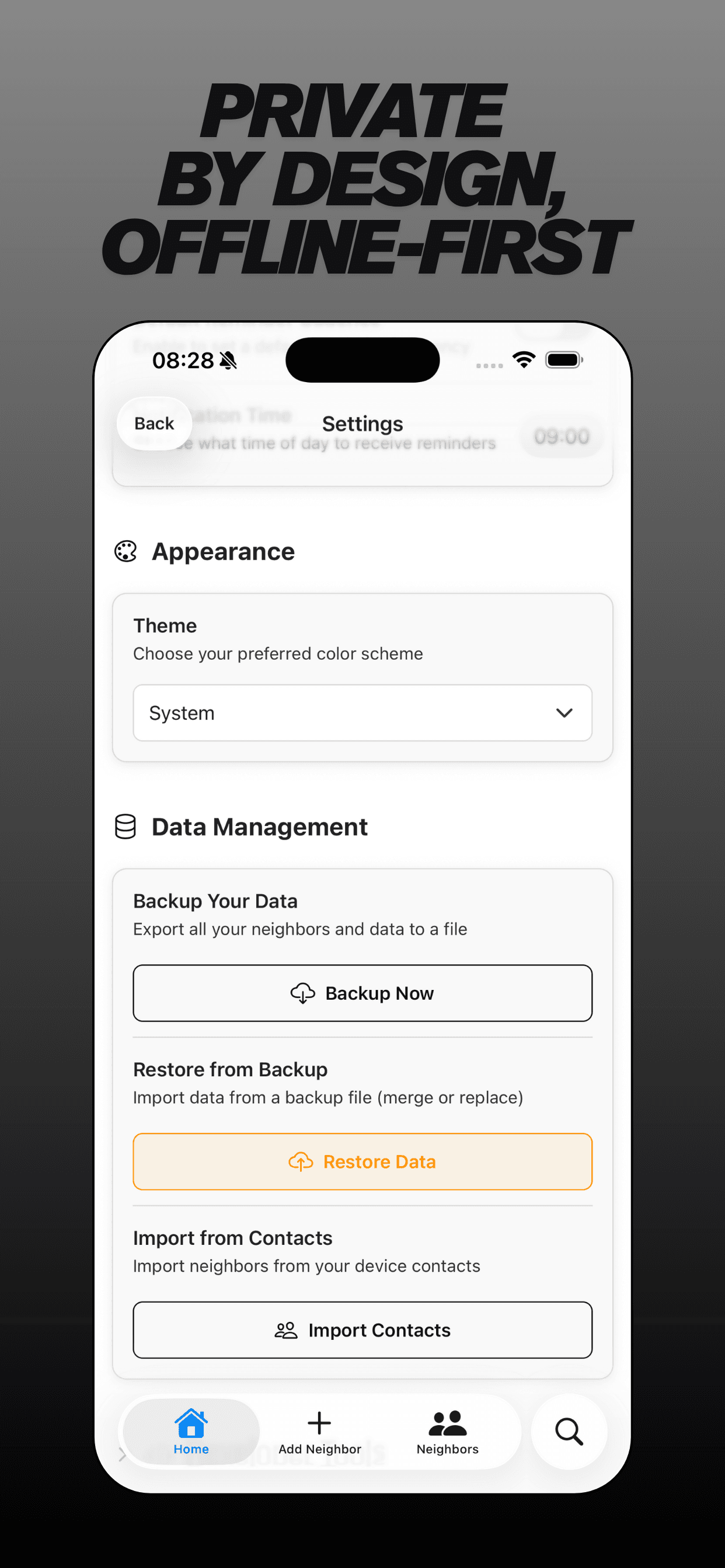 Our Porch app screenshot 2